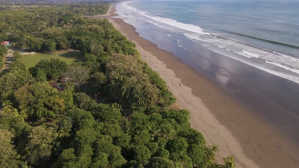 Playa Linda (Matapalo), an expansive tropical beach on the stunning Central Pacific Coast of Costa R