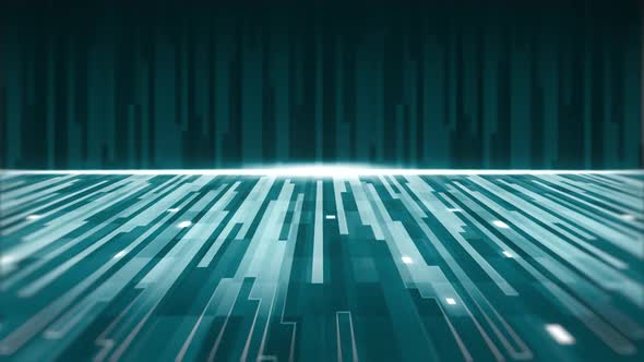 Animation of a group of green parallel light trails alt