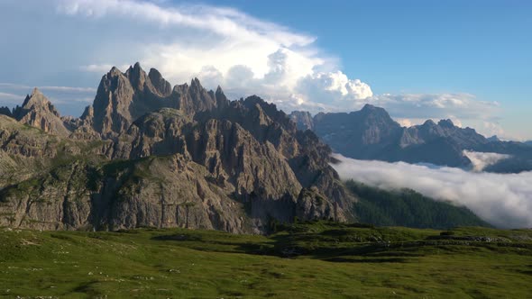 National Nature Park Tre Cime In the Dolomites Alps