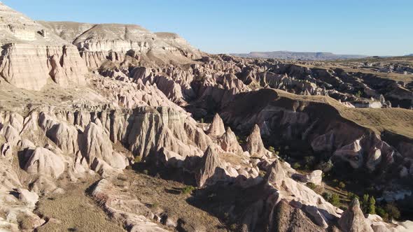 Aerial View Cappadocia Landscape