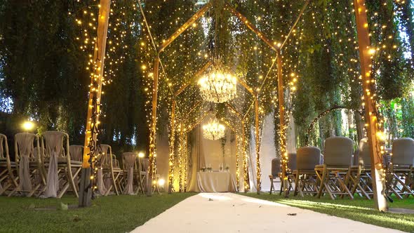 Wedding Scenery in the Open Air