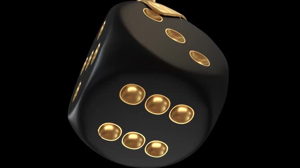 Melting Gold On Dice