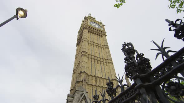 Low angle of the Big Ben