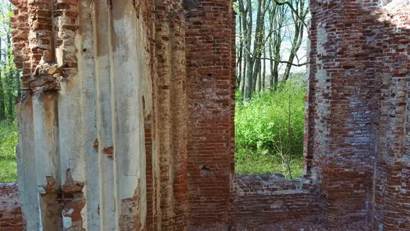 Old Architecture Details of the Lutheran Church in the Kalsnava Parish Latvia