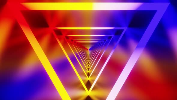 Rainbow Background Tunnel Vj Loop HD