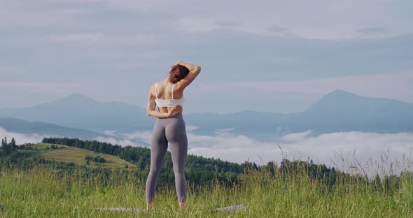 Woman Spending Leisure Time for Outdoors Workout