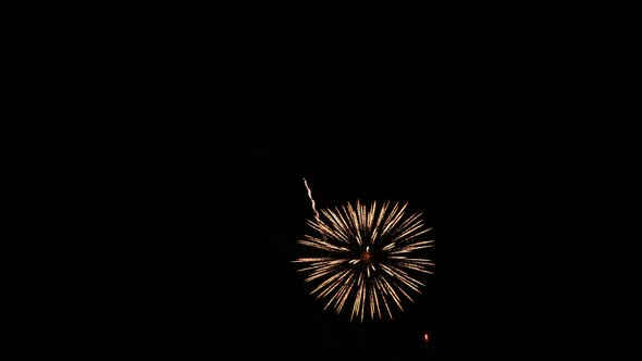 Fourth of July fireworks display