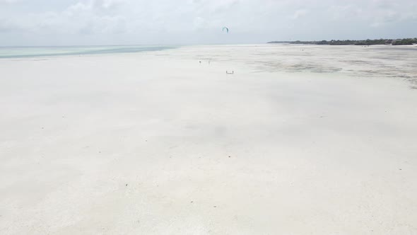 Zanzibar Tanzania  Kitesurfing Near the Shore