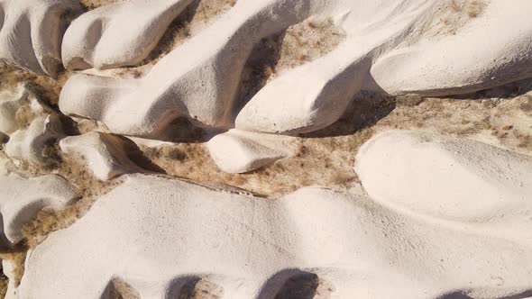 Cappadocia Landscape Aerial View. Turkey. Goreme National Park