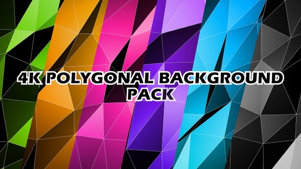 4K Low Poly Background Pack V2