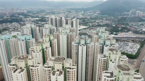 Hong Kong real estate from top