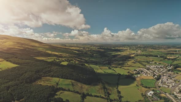 Green Farmlands Aerial