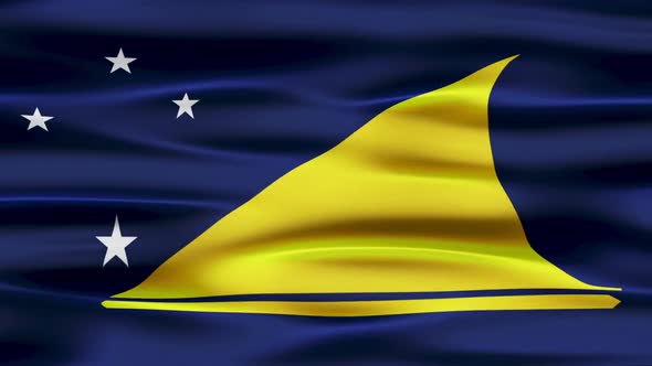 Tokelau Flag Waving
