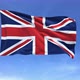 United Kingdom flag waving in the sky - VideoHive Item for Sale