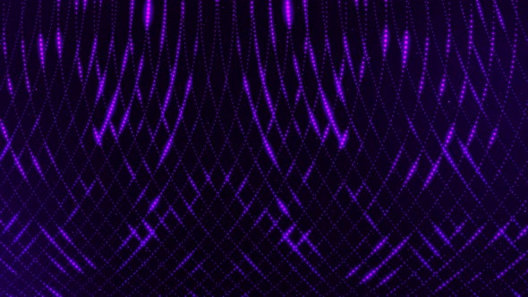 Purple Color Glowing Grid Line Particle Animated Background
