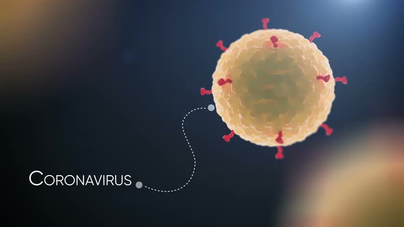 Visualisation of coronavirus Covid-2019 alt