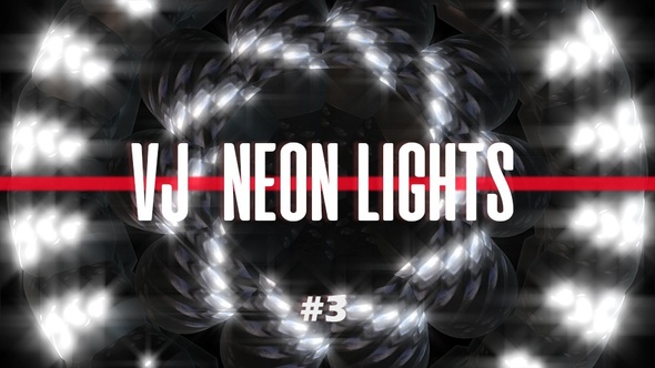 VJ Neon Circle Lights Ver.3 - 3 Pack alt