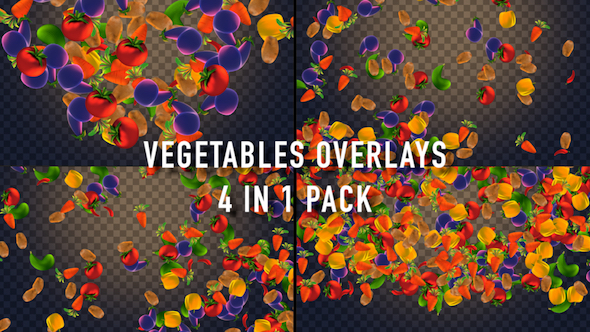 Vegetables Overlays Pack