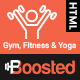 Gym Boosted - gym, Yoga, Fitness, Personal gym Trainer & gym Shop Multipurpose HTML5 Template - ThemeForest Item for Sale