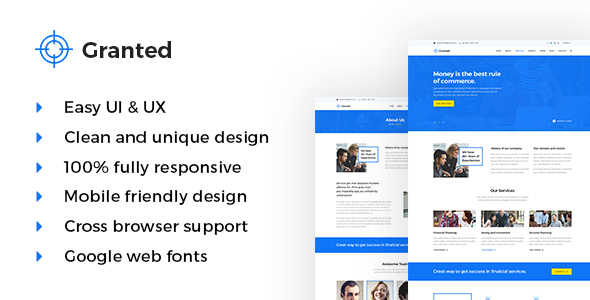 Granted - Corporate & Financial HTML5 Template