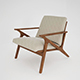 Vray Ready Luxury Wooden Arm Chair - 3DOcean Item for Sale