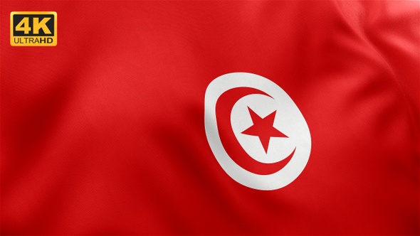 Tunisia Flag - 4K