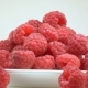 Ripe Raspberry is Lying on a White Plate - VideoHive Item for Sale