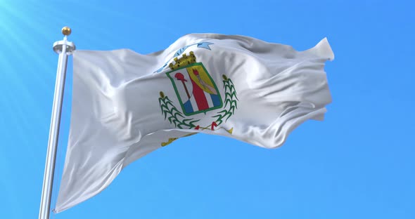 Flag of Province of Alajuela, Costa Rica