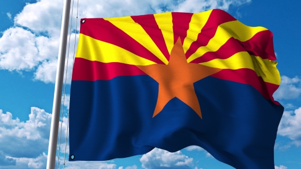 Waving Flag of Arizona alt
