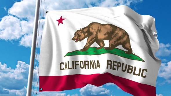 Waving Flag of California alt