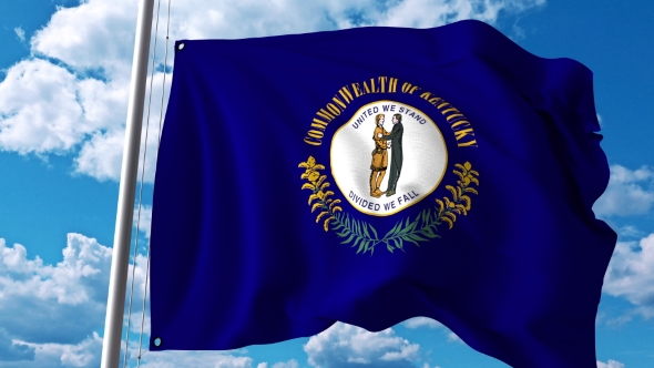 Waving Flag of Kentucky alt