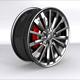 Luxury car RIM model - 3DOcean Item for Sale