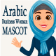 Mascot Arabic Business Woman - GraphicRiver Item for Sale