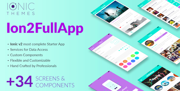 Ion2FullApp - Full Ionic Template for Ionic 3+