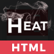 Heat - Responsive HTML5 App Landing Template - ThemeForest Item for Sale