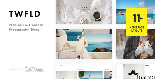 TwoFold - Fullscreen Photography WordPress Theme