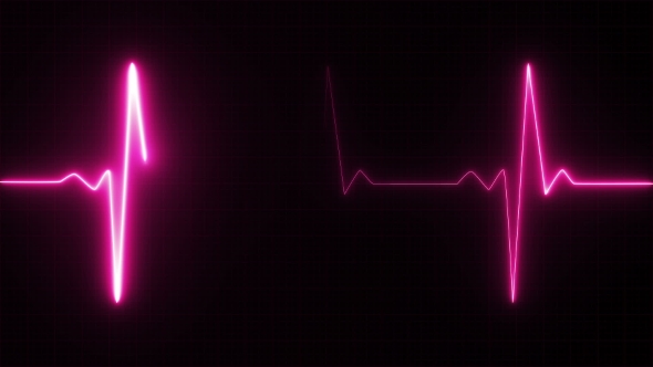 Heart Beat Pulse in Pink