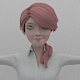 Female Toon Character - 3DOcean Item for Sale