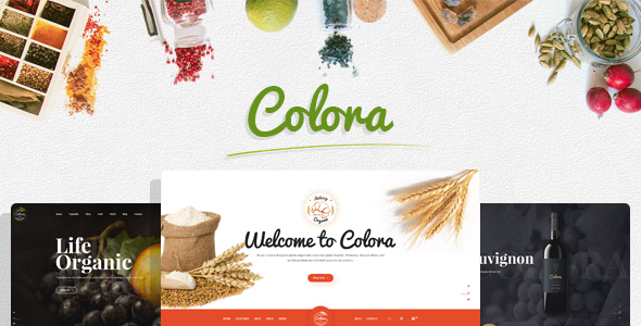 Colora - Responsive Organic, Cosmetic, Garden, Beauty, Food Shopify Theme (Sectioned)