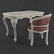 Vray Ready Royal Chair with Table - 3DOcean Item for Sale