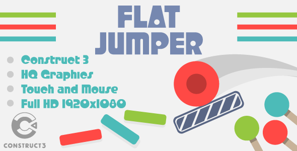 Flat Jumper - HTML5 Game (Construct3)
