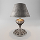 Vray Ready Metallic Flower Table Lamp - 3DOcean Item for Sale