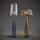 Vray Ready Glass Floor Lamp Collection - 3DOcean Item for Sale