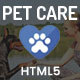 Pet Care - Responsive HTML5 Template - ThemeForest Item for Sale