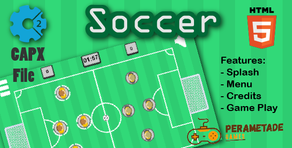 Soccer star Online Multiplayer, HTML5 game (Construct 2/ Construct