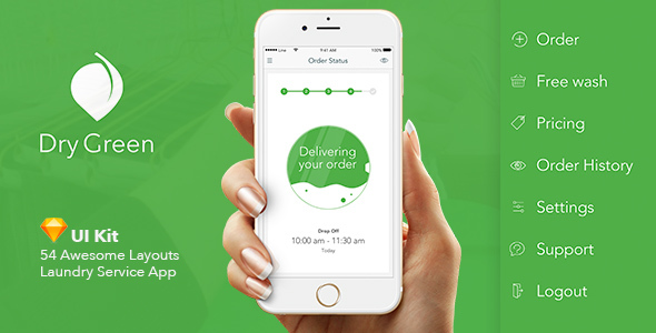 Dry Green - Service App UI