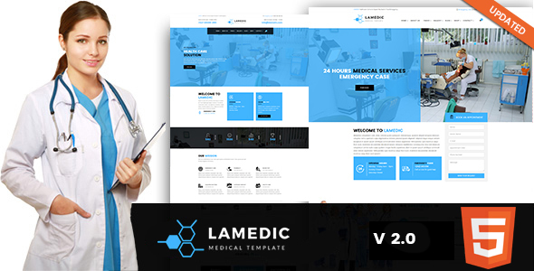 Lamadic - Health & Medical HTML Template