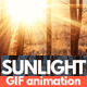 Sunlight Animated GIF Photoshop Action - GraphicRiver Item for Sale