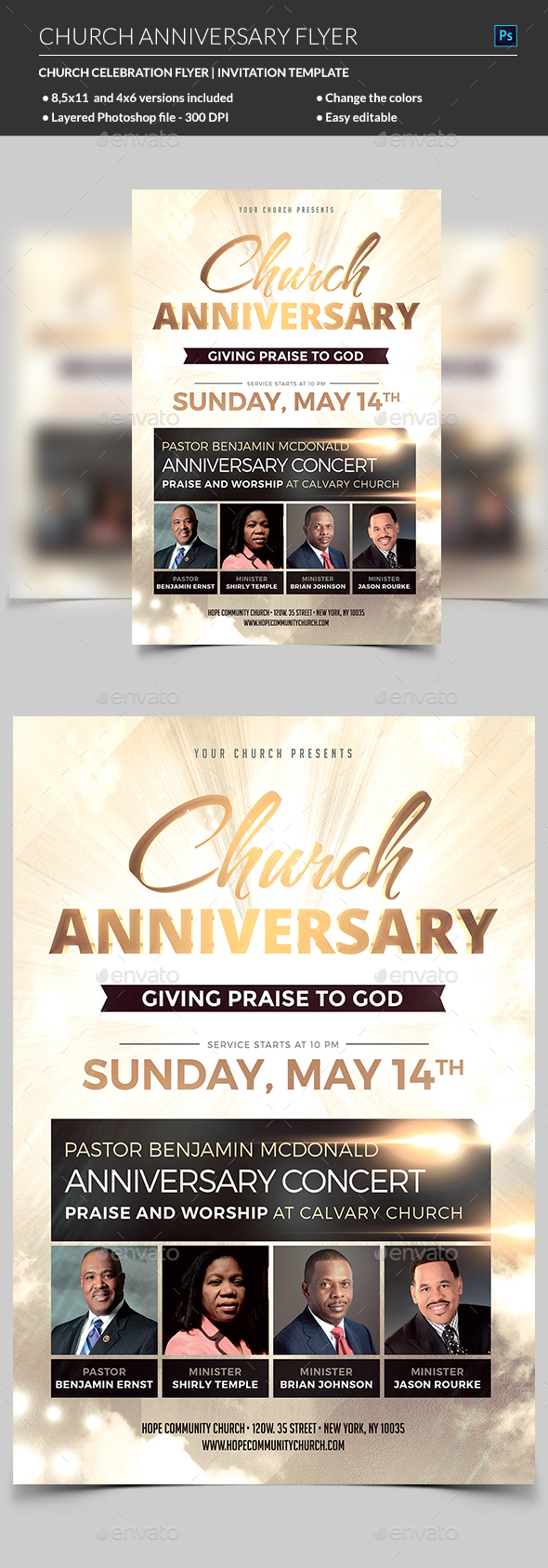 Church Anniversary Flyer