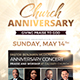 Church Anniversary Flyer